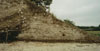 Section of bank at Segsbury Camp excavated 1997 (photograph taken by Chris Edbury)